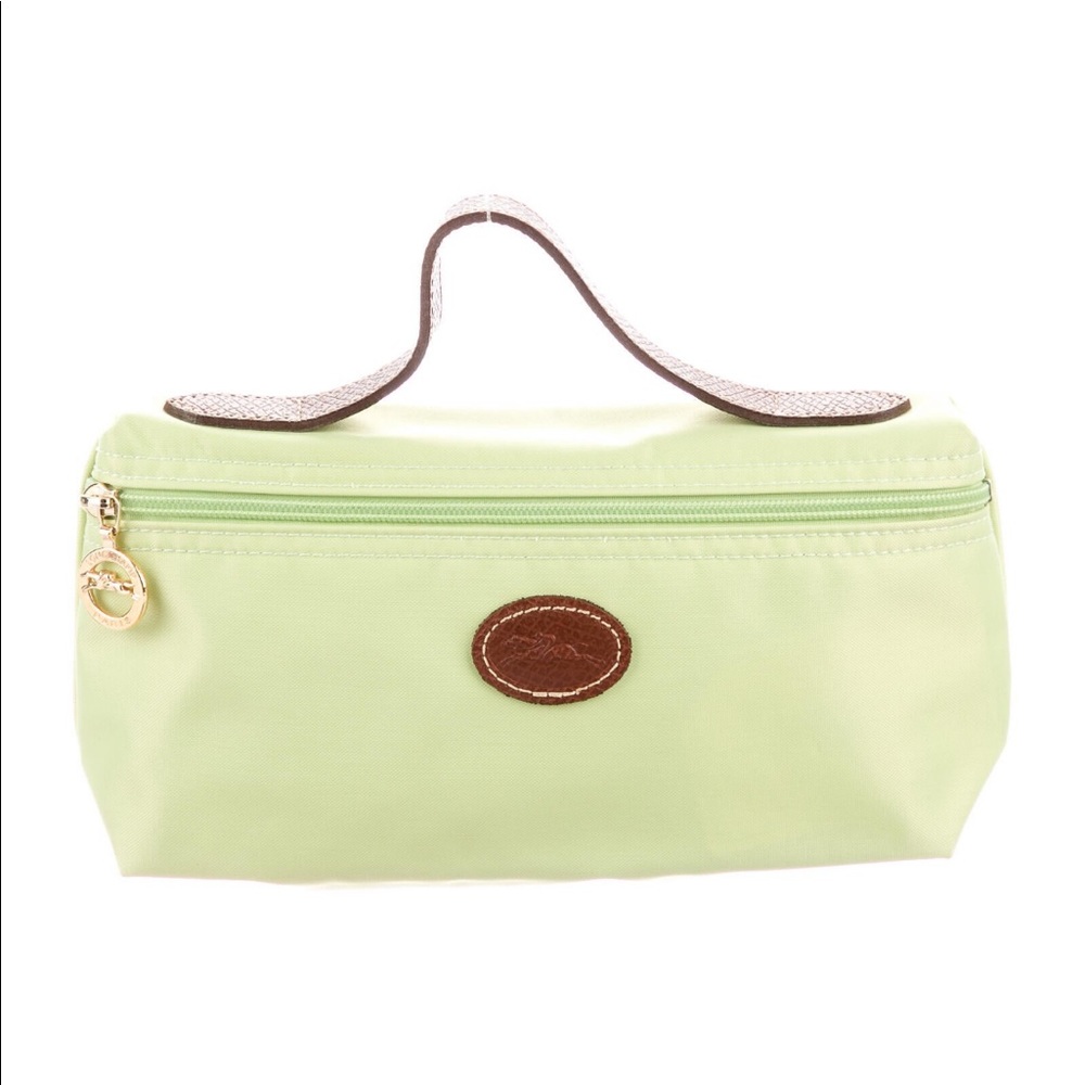 Longchamp cosmetic pouch green